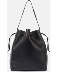 The Row - Belvedere Leather Bucket Bag - Lyst