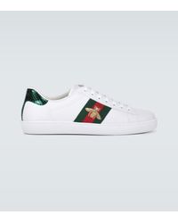 Gucci Sneakers Ace in pelle - Bianco