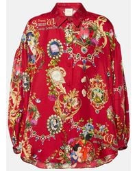 CAMILLA - Printed Silk Shirt - Lyst