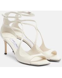 Jimmy Choo - Azia Leather Sandals - Lyst