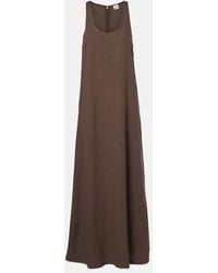 TOTEME - Robe Midi En Sable - Lyst