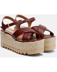 Stella McCartney - Elyse Platform Sandals - Lyst