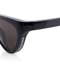 Balenciaga Cat-Eye-Sonnenbrille aus Acetat - Schwarz