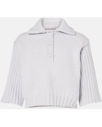 Dries Van Noten - Merino Wool Cashmere Buttoned Sweater - Lyst