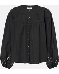Velvet - Carden Broderie Anglaise Cotton Blouse - Lyst