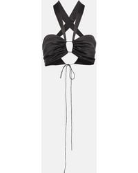 The Sei - Silk Satin Bra Top - Lyst