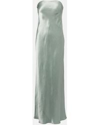 Vince - Robe Aus Satin - Lyst