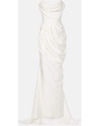 Vivienne Westwood - Bridal Vaida Satin Corset Gown - Lyst