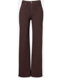 AG Jeans - New Baggy Wide-Leg Jeans - Lyst