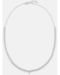 PERSÉE - 18Kt Tennis Necklace With Diamonds - Lyst