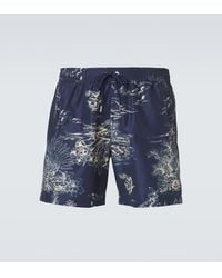 Moncler - Archivio Floral Swim Trunks - Lyst