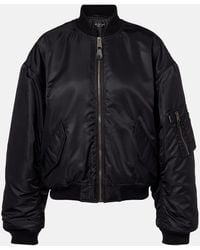 Balenciaga - Chaqueta Bomber Standard De Saten Tecnico - Lyst