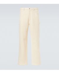 AURALEE - Wool Tweed Wide-Leg Pants - Lyst