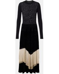 Ulla Johnson - Maxikleid Roanne Aus Strick Und Lame - Lyst