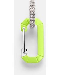 Eera - Eera Chiara 18kt White Gold And Diamond Single Earring - Lyst