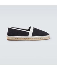 Manolo Blahnik - Espadrilles Nerano Aus Veloursleder - Lyst