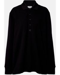 Courreges - Cotton Jersey Polo Sweater - Lyst