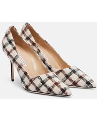 Manolo Blahnik - Bb 90 Checked Pumps - Lyst