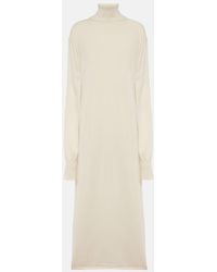 Jil Sander - Knitted Cashmere Midi Dress - Lyst