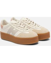 Hogan - Sneakers H698 Aus Leder Mit Veloursleder - Lyst
