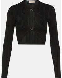 Gucci - Ribbed-knit Cutout Top - Lyst