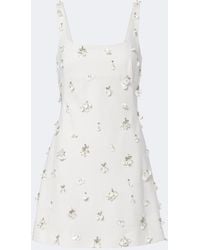 Jonathan Simkhai - Ziva Embellished Crepe Minidress - Lyst