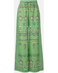 ALÉMAIS - Sun Dancer Linen Wide-Leg Pants - Lyst