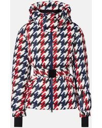 Perfect Moment - Candice Houndstooth Down Ski Jacket - Lyst