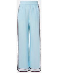 Jonathan Simkhai - Orissa Striped Straight Pants - Lyst