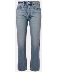 Agolde - Jeans Rectos Parker De Tiro Medio - Lyst