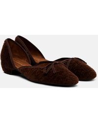 Herbert Levine - 24/7 Shearling Ballet Flats - Lyst