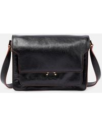 Marni - Trunk Soft Medium Leather Shoulder Bag - Lyst