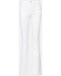 Blumarine - Chain-Detail High-Rise Bootcut Jeans - Lyst