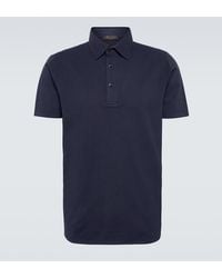 Loro Piana - Cotton Polo Shirt - Lyst