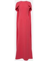 Safiyaa - Vestido De Fiesta Ginkgo Con Capa - Lyst