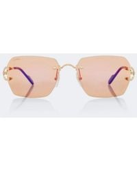 Cartier - Decor C Classique De Cartier Square Sunglasses - Lyst