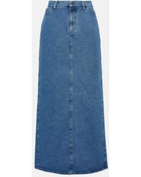 GIUSEPPE DI MORABITO - Denim Maxi Skirt - Lyst