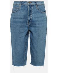 FRAME - Jeansshorts The Cycling - Lyst