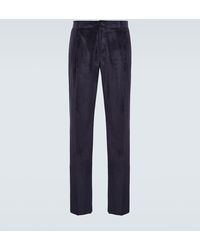 Canali - Chinohose Aus Baumwoll-Cord - Lyst