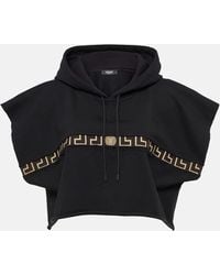 Versace - Sudadera Greca Border De Jersey De Algodon - Lyst