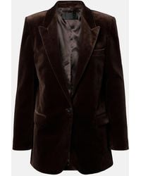 Nili Lotan - Diane Velvet Blazer - Lyst