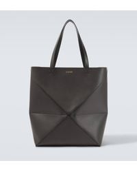 Loewe - Puzzle Fold Xl Leather Tote Bag - Lyst