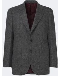 Rubinacci - Herringbone Virgin Wool Blazer - Lyst