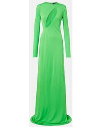 Tom Ford - Vestido De Fiesta De Crepe De Jersey Con Abertura - Lyst