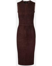 Stouls - Eva Suede Minidress - Lyst