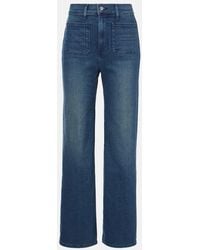 Veronica Beard - Jeans Flared Crosbie De Tiro Alto - Lyst