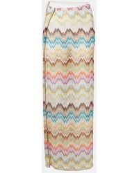 Missoni - Zigzag Wrap Skirt - Lyst