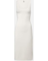 TOTEME - Vestido Sin Mangas De Jersey - Lyst