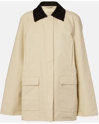 TOTEME - Jacket With Collar - Lyst