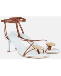 Christopher Esber - Doma 70 Embellished Leather Sandals - Lyst